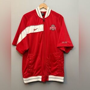 Nike Team Elite Ohio State University OSU Buckeyes Zipper Jersey | Medium